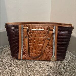Brahmin Multi-Tone Leather Tote